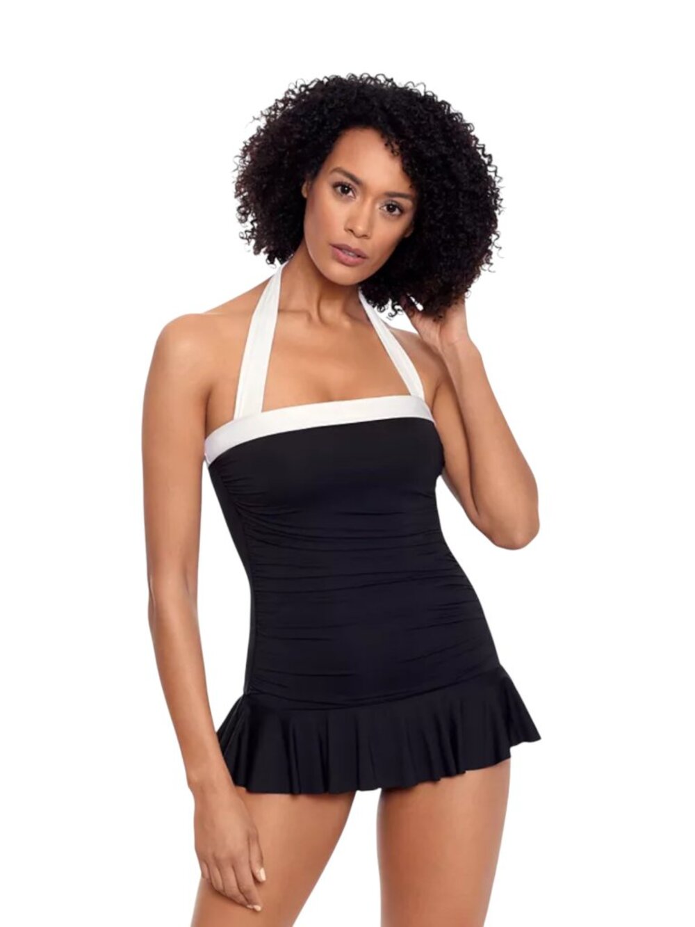 Lauren Ralph Lauren Bel Air Skirted One-Piece Swimsuit Size 10
